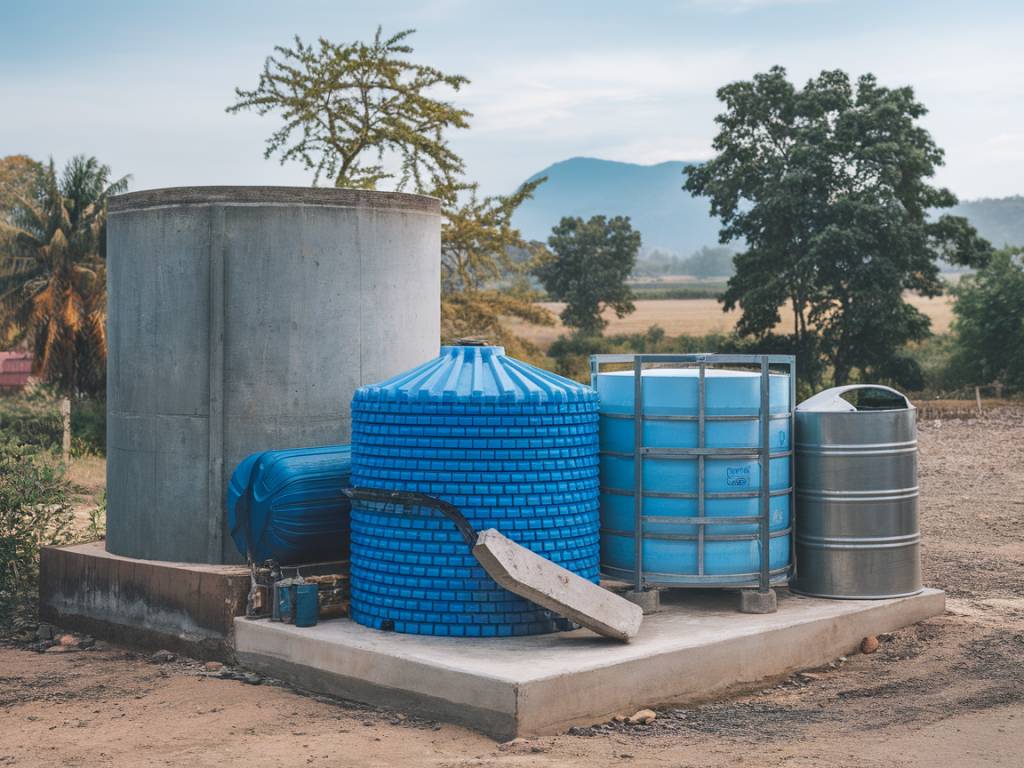 Welche materialien eignen sich am besten für wasserspeichersysteme?